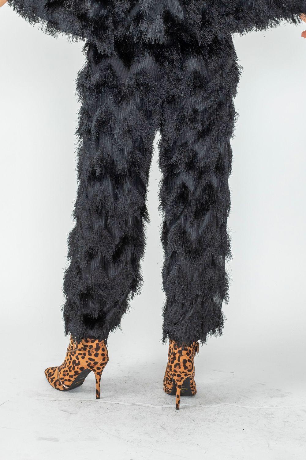 IC COLLECTION Pants - 6936P - BLACK
