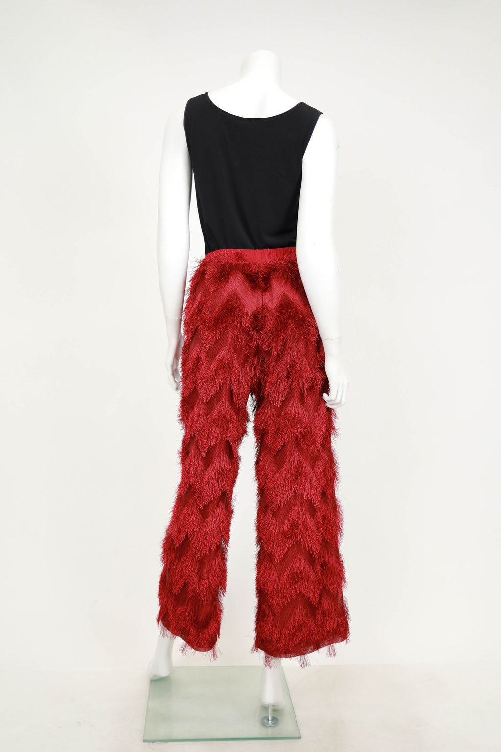 IC COLLECTION Pants - 6936P - BURGANDY