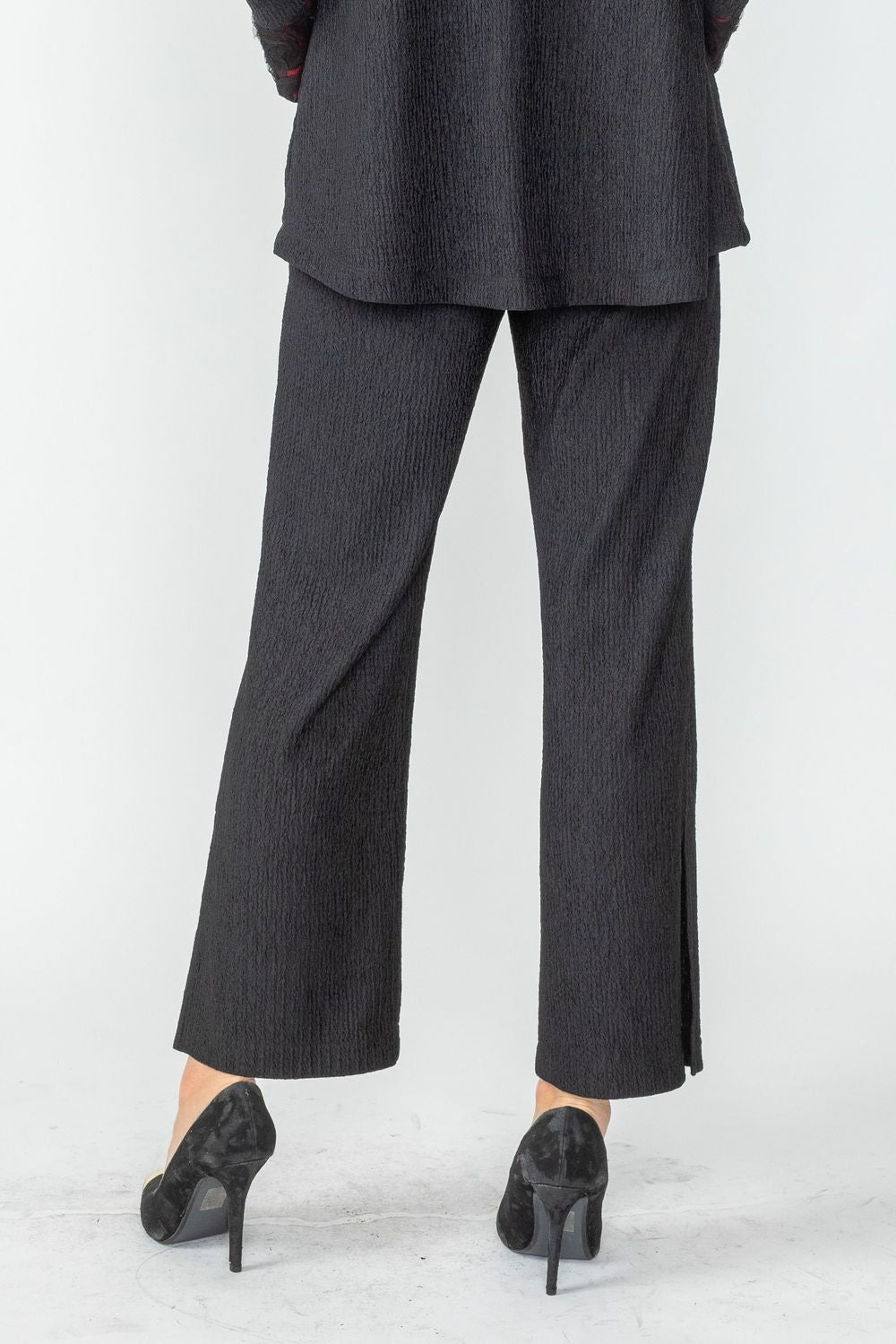 IC COLLECTION Pants - 6938P - BLACK