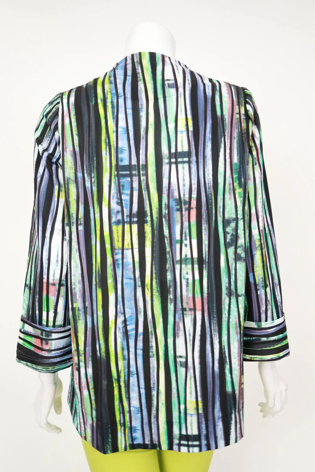 IC COLLECTION Jacket - 6942J - GREEN AND BLUE