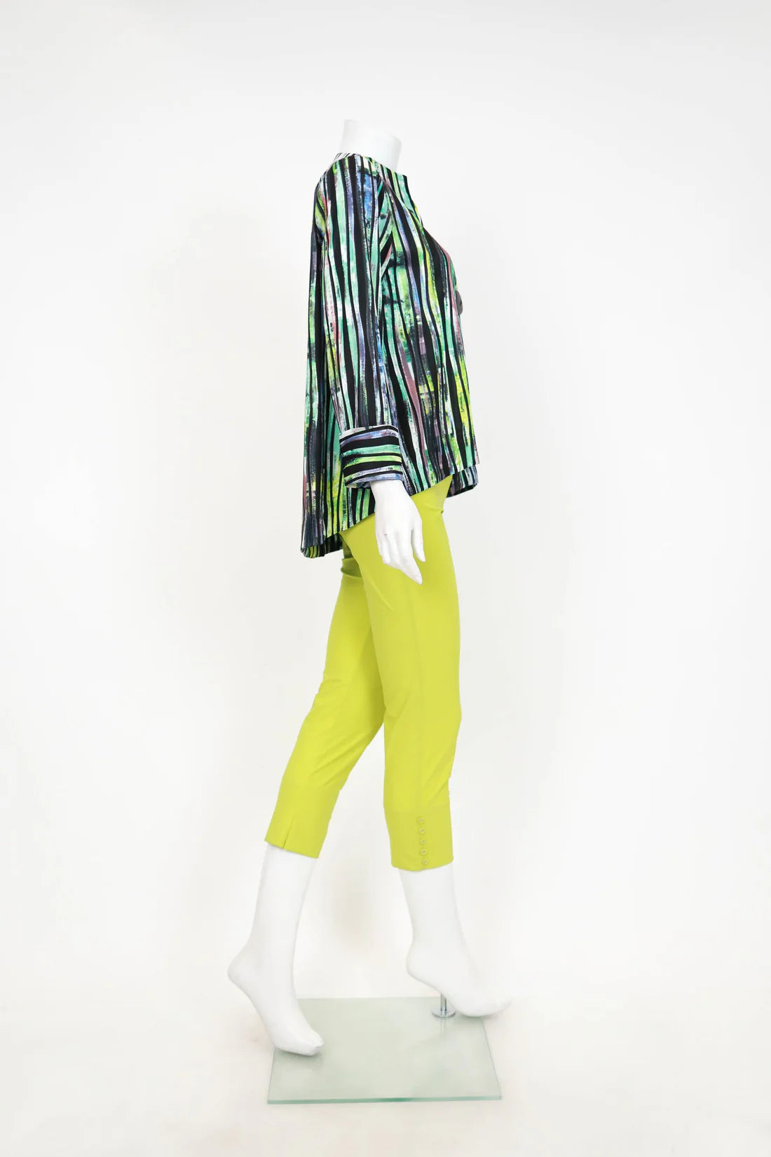 IC COLLECTION Jacket - 6942J - GREEN AND BLUE