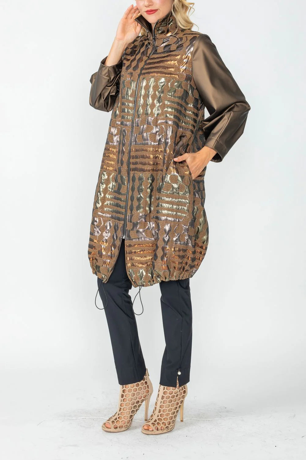 IC COLLECTION Jacket - 6945J - MOCHA
