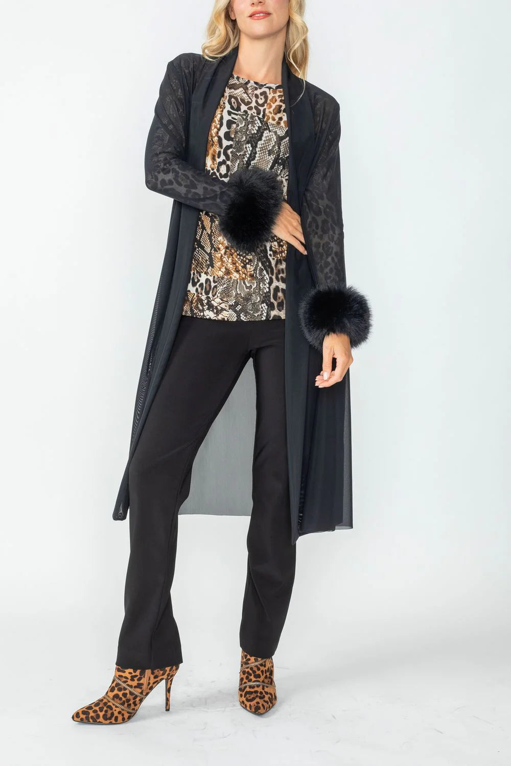 IC COLLECTION Jacket - 6963J - BLACK