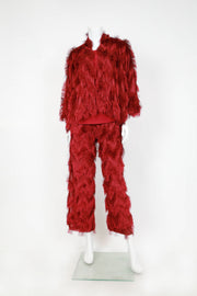 IC COLLECTION Jacket- 6966J - BURGANDY