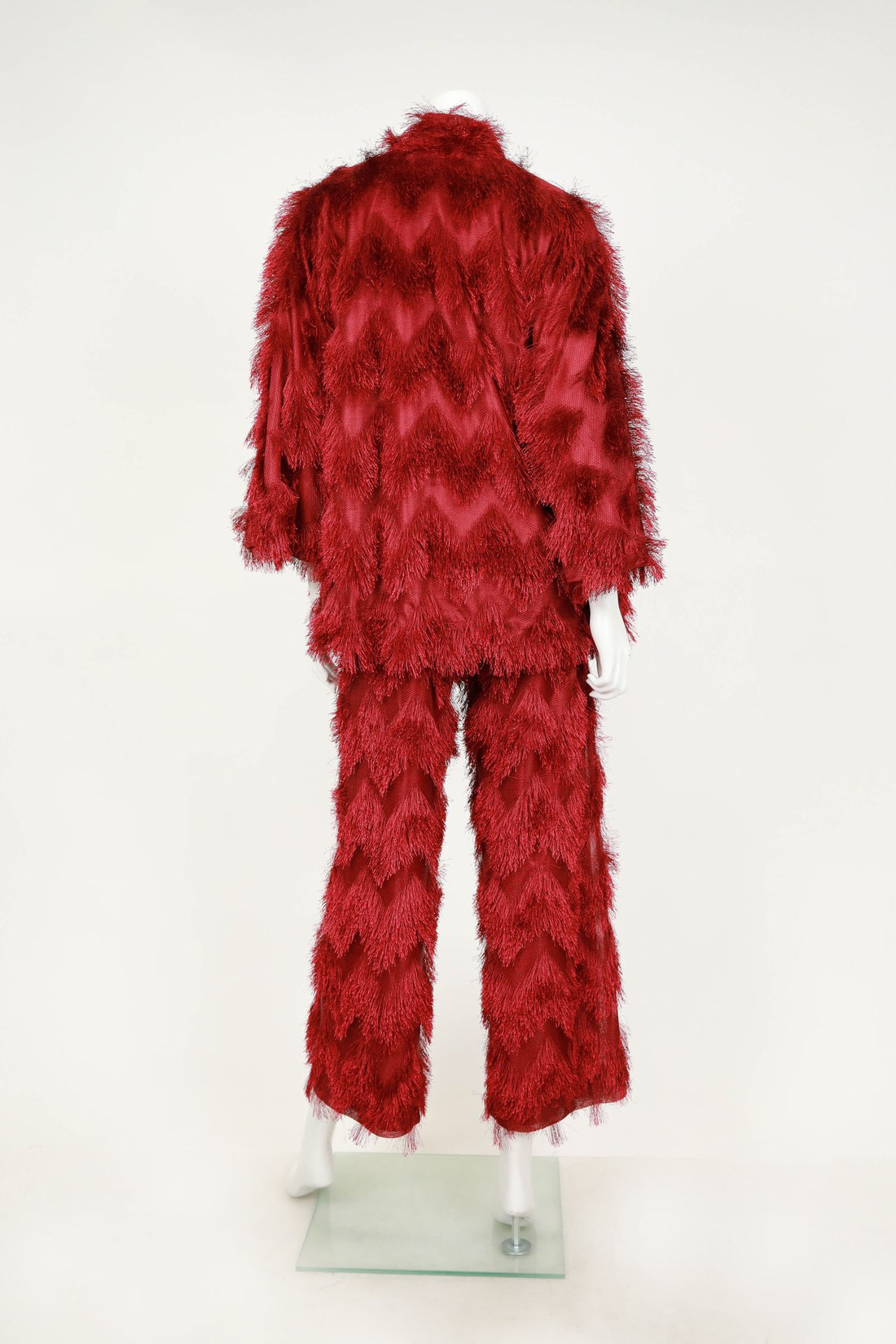 IC COLLECTION Jacket- 6966J - BURGANDY