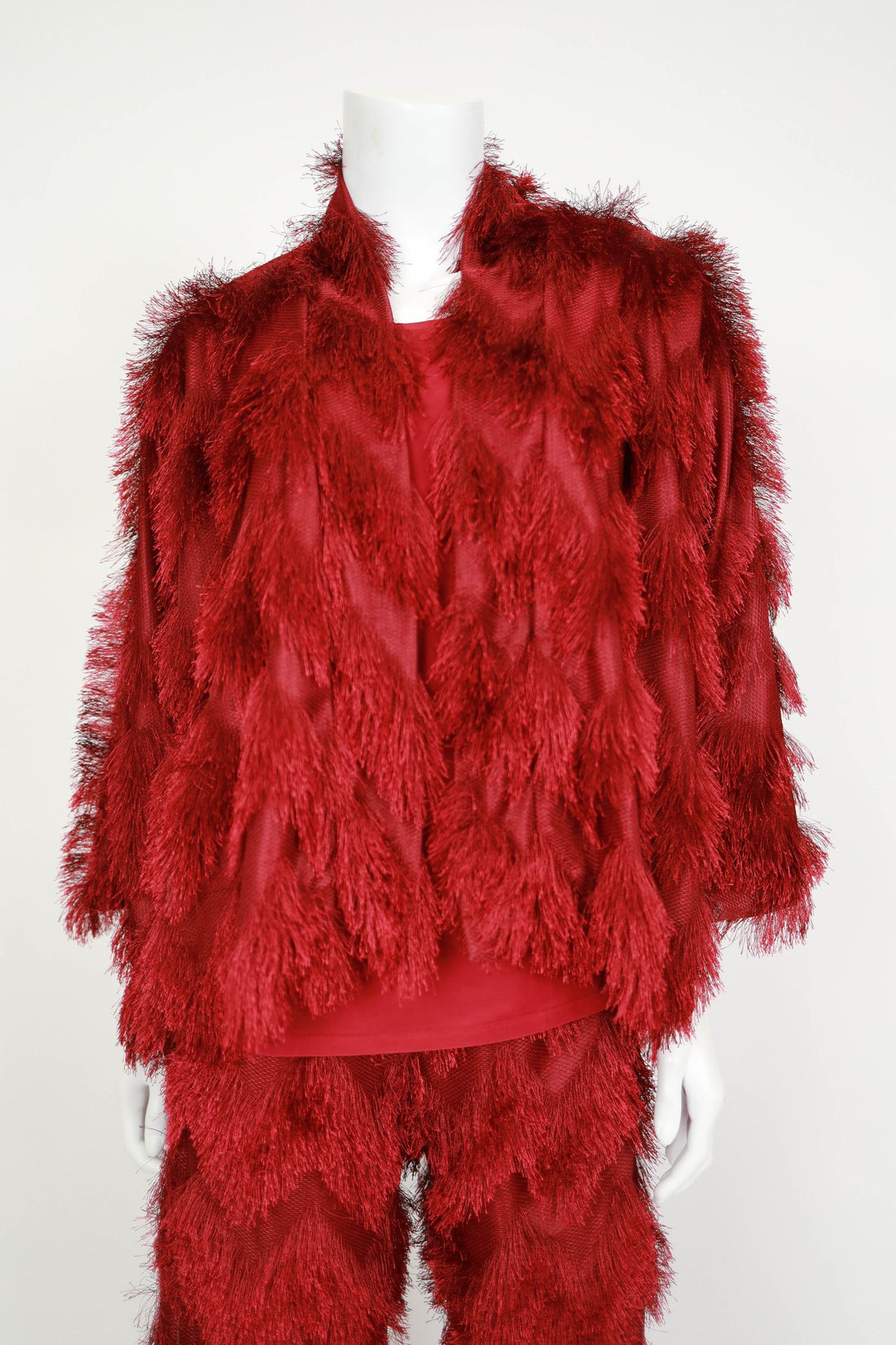 IC COLLECTION Jacket- 6966J - BURGANDY