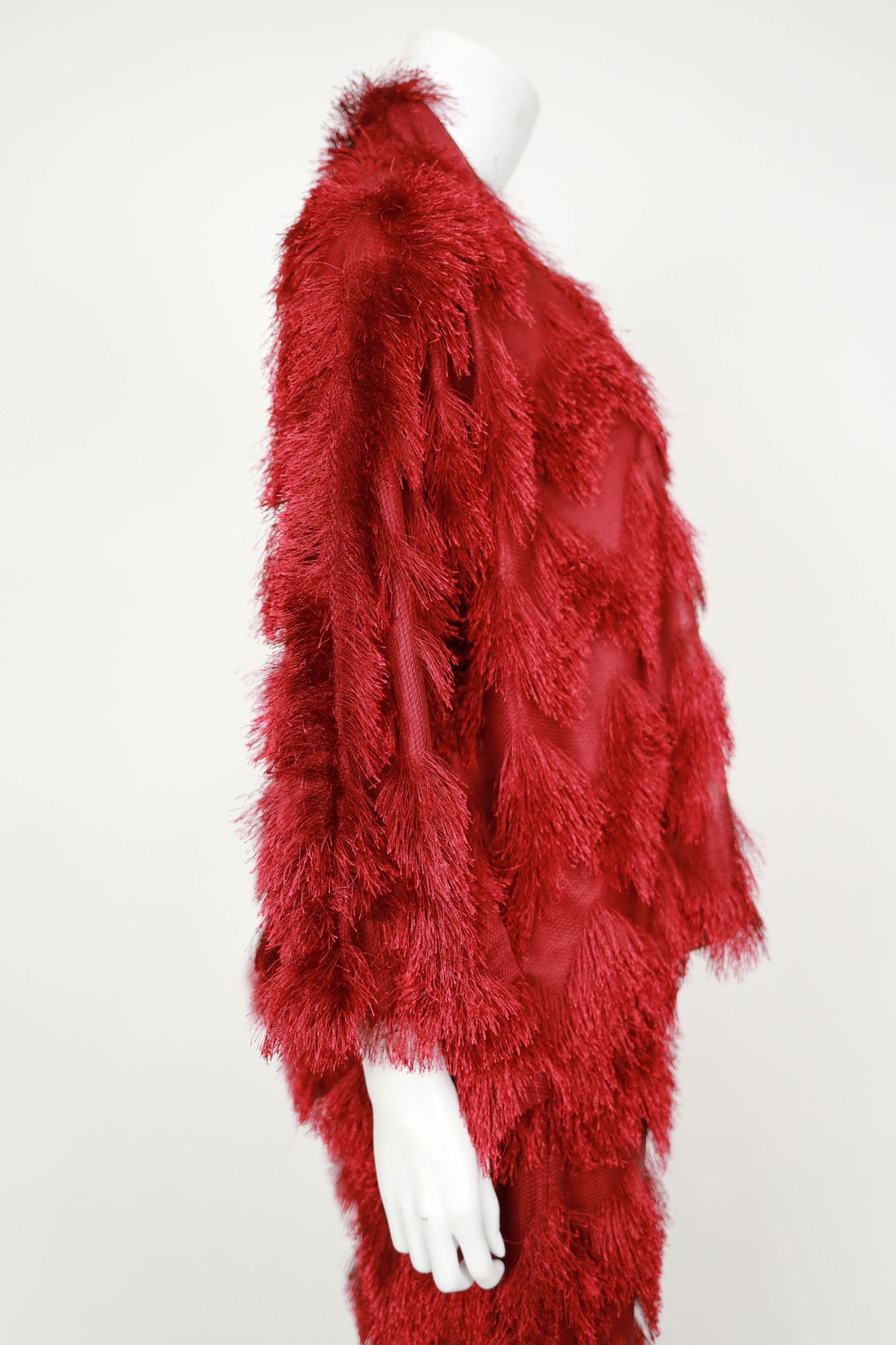 IC COLLECTION Jacket- 6966J - BURGANDY