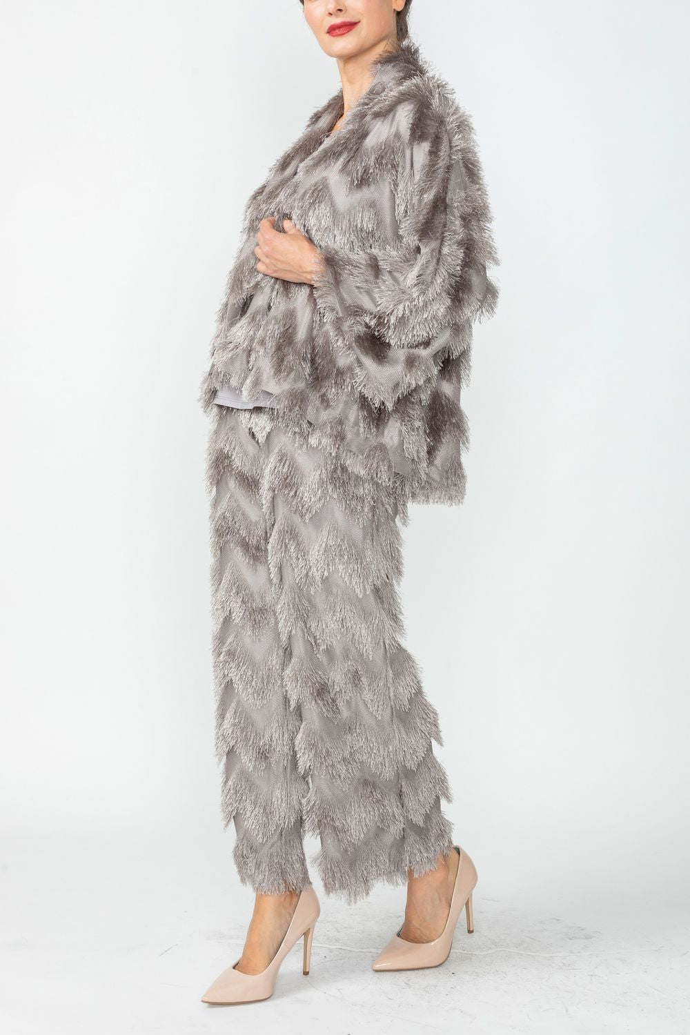 IC COLLECTION Jacket- 6966J - GRAY