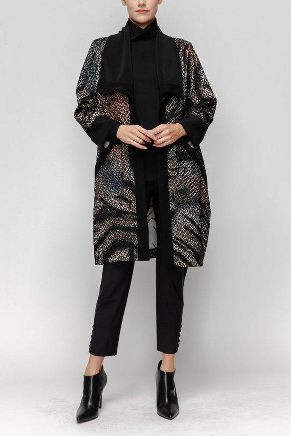 IC COLLECTION Jacket - 6968J - BROWN