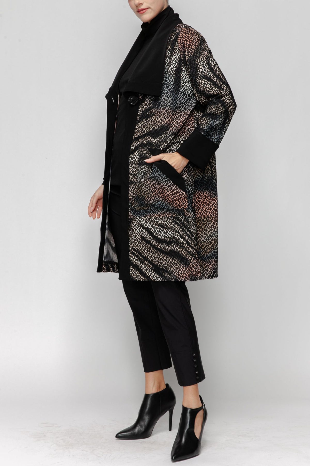 IC COLLECTION Jacket - 6968J - BROWN