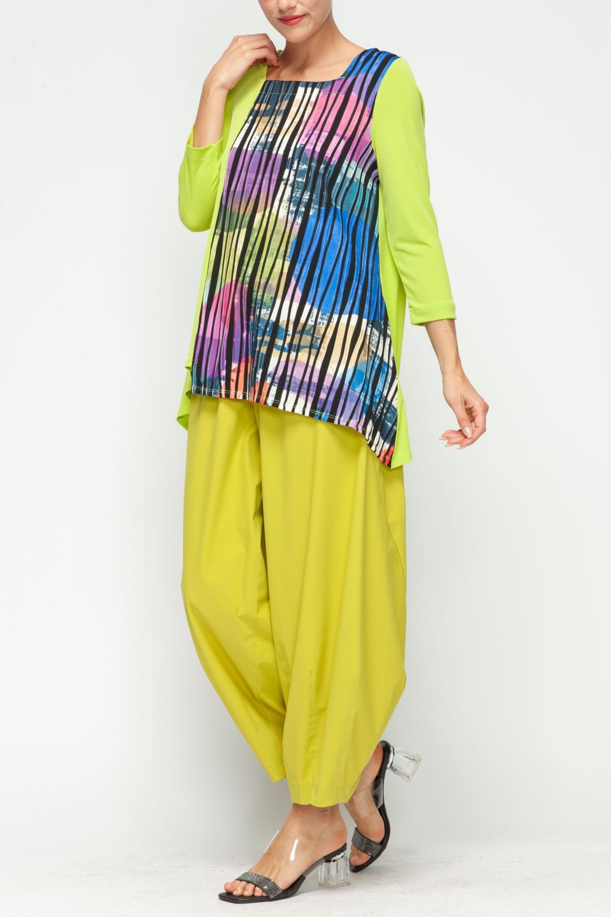 IC COLLECTION Top - 6973T - LIME
