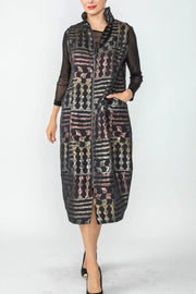 IC COLLECTION Dress - 6977D - BLACK