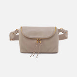 HOBO - Fern Large Belt Bag - TAUPE IN PEBBLED LEATHER