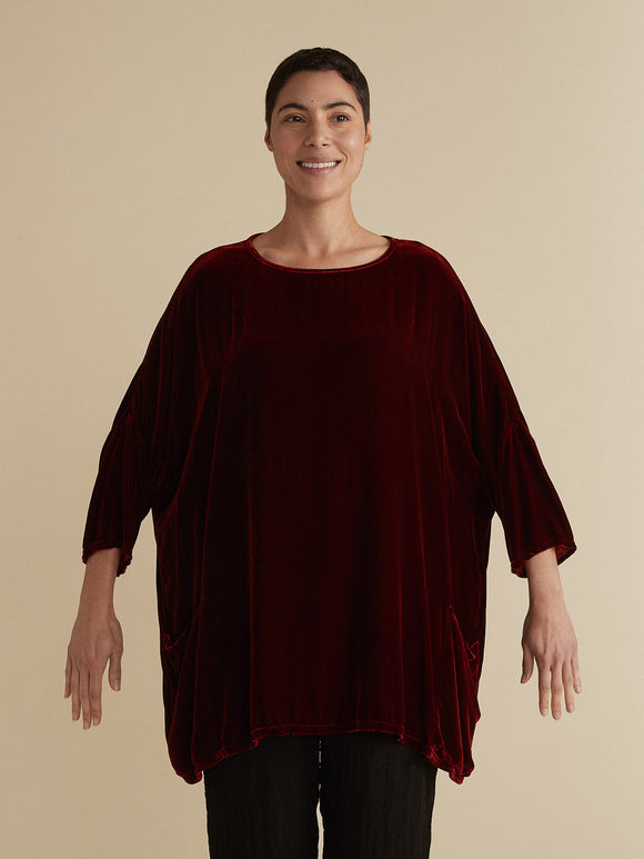 CUT LOOSE - Velvet O/S Pullover - 6996024