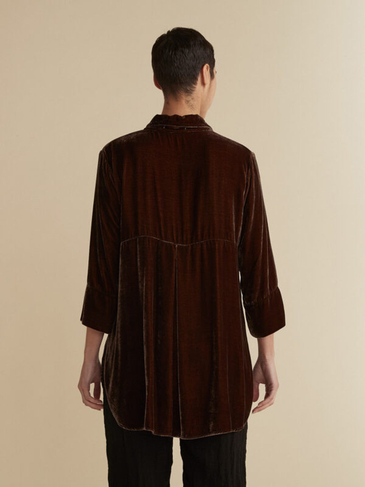 CUT LOOSE - Velvet Easy Shirt - 6996276