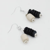 SYLCA Black Duel Drop Earring