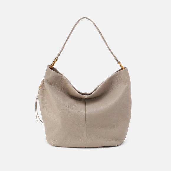 HOBO - Harley Hobo - TAUPE IN PEBBLED LEATHER