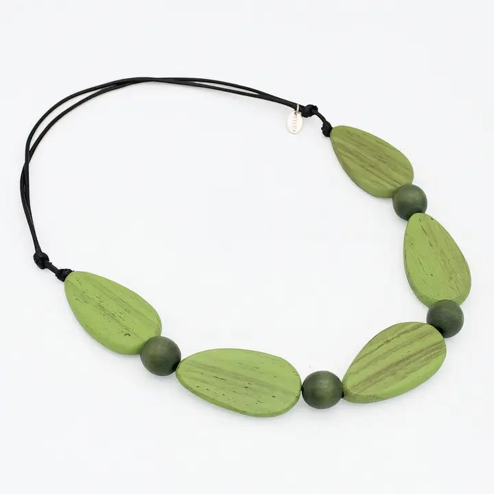 SYLCA Freya Lime Colorful Necklace - SD26N08 - LIME