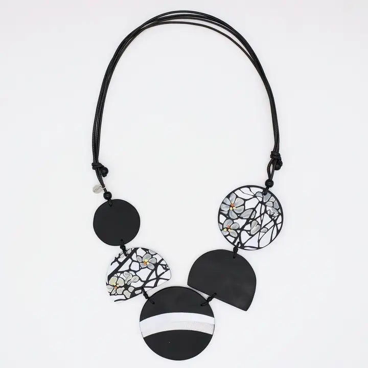 SYLCA Magnolia Palma Necklace - LS24N27 - MAGNOLIA