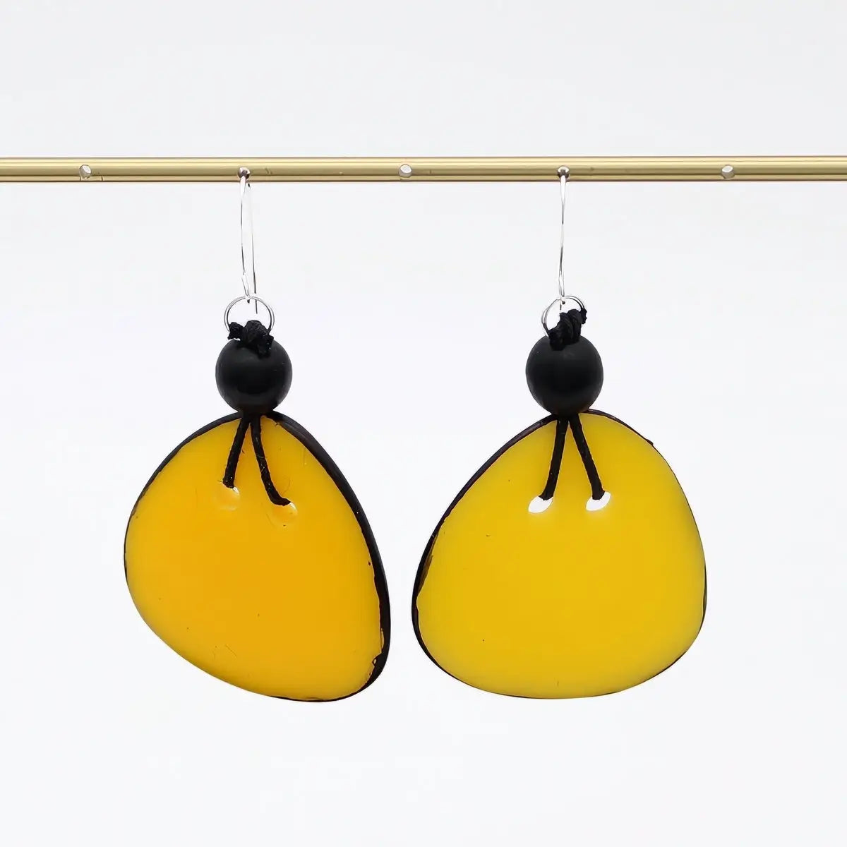 SYLCA Yellow Petal Pop Resin Earrings - SD26E08 - YELLOW