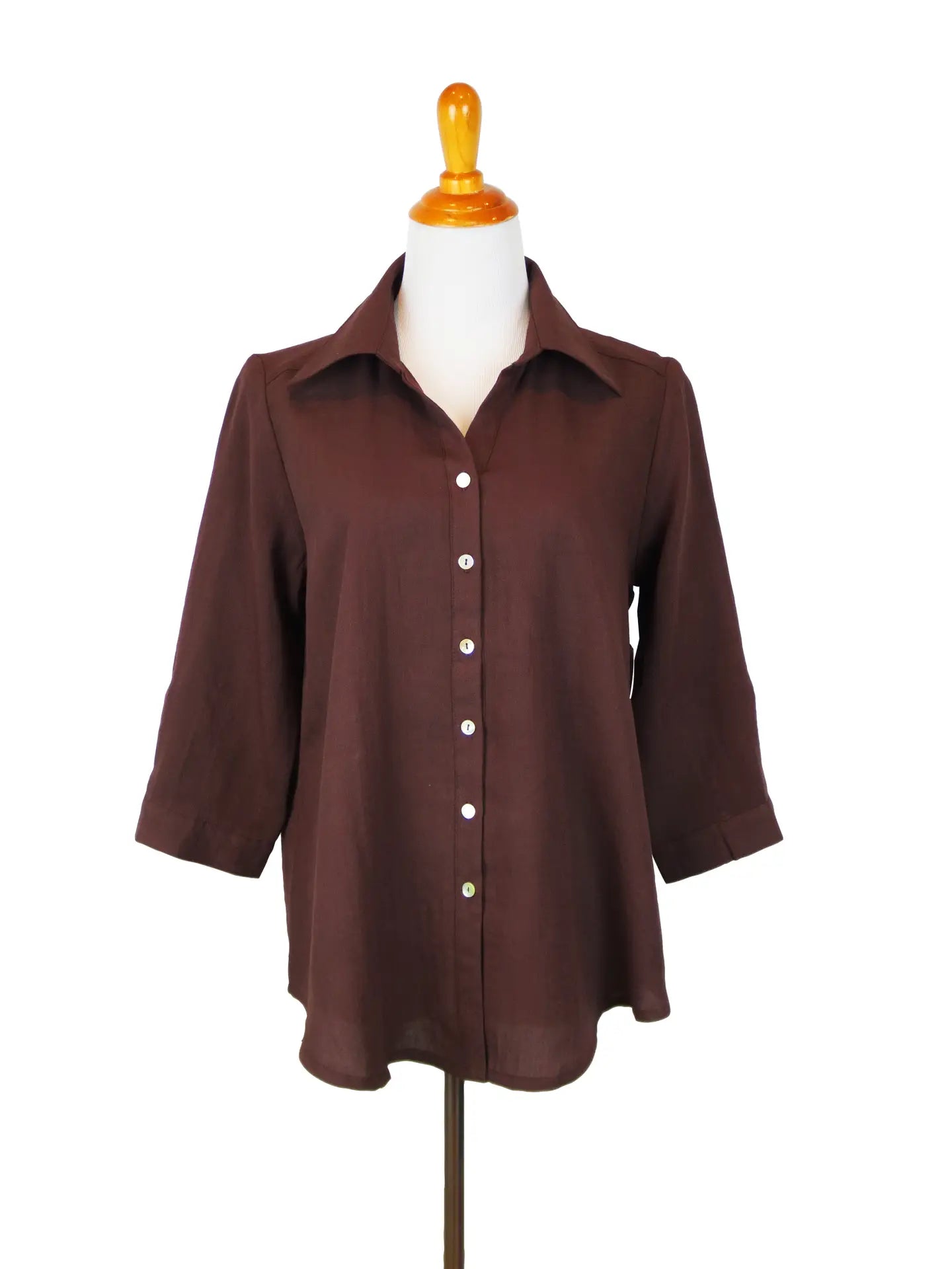 Fridaze AA161 - Short Tuxedo Linen Shirt