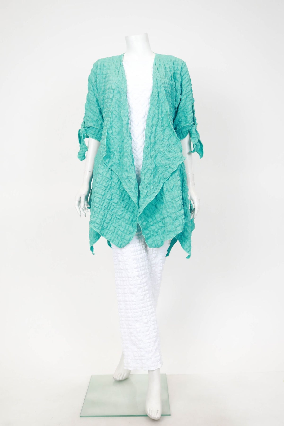 IC COLLECTION Jacket - 7002J - TURQUOISE