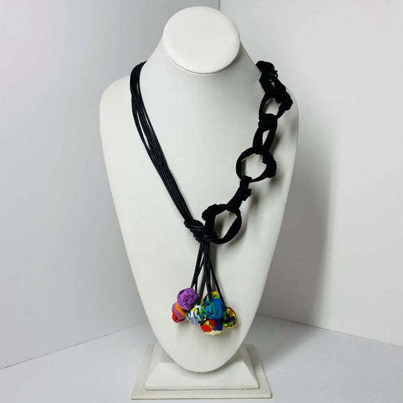 FICKLESTICKS Chain & Cherries Necklace - MULTI