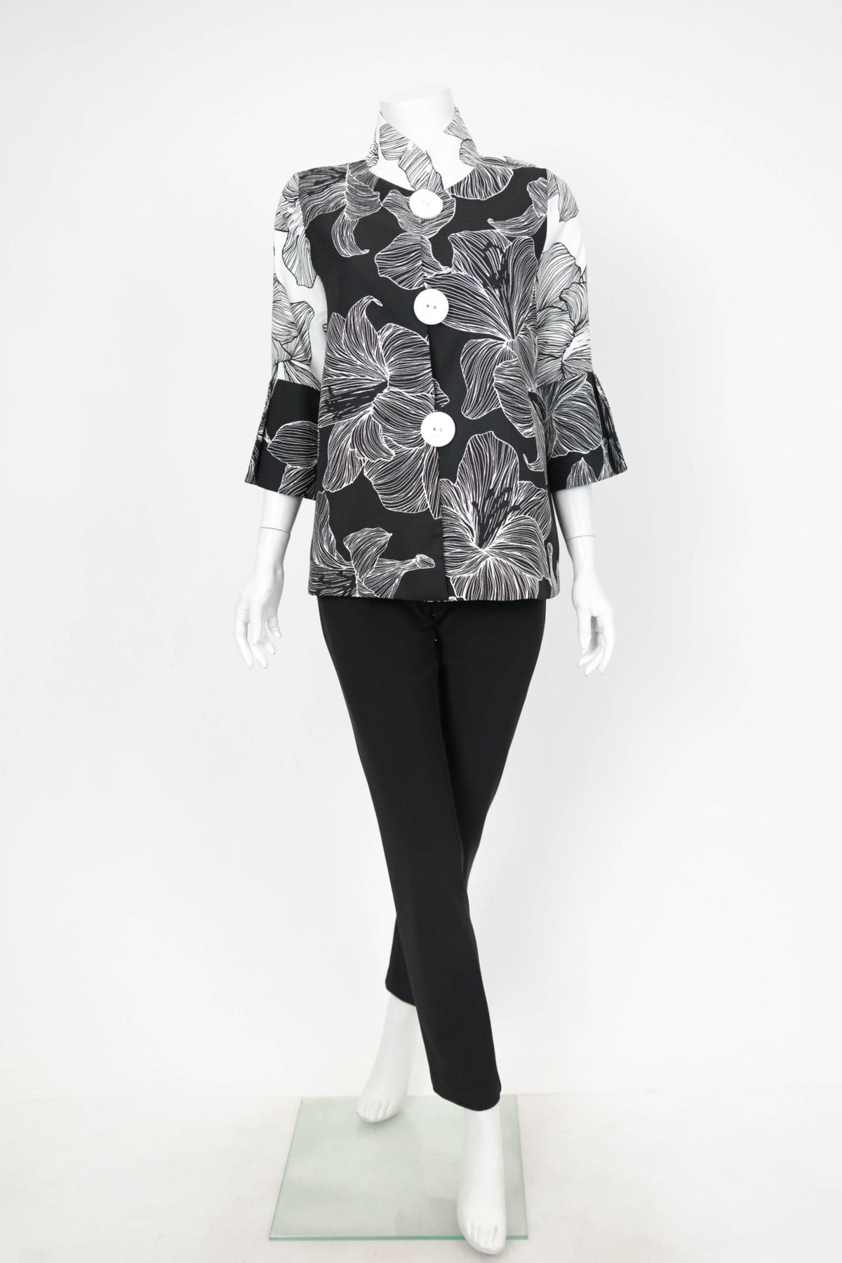 IC COLLECTION Jacket - 7011J - BLACK