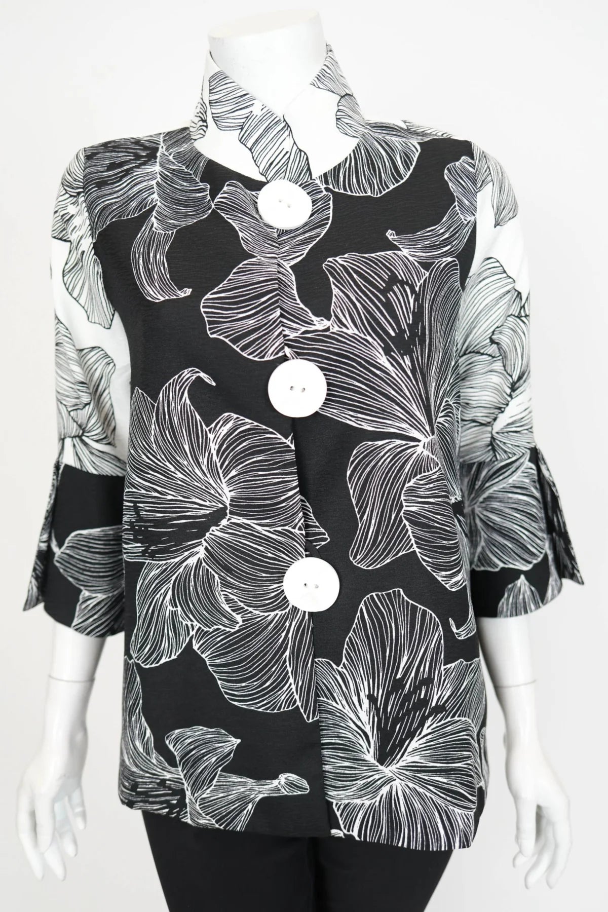 IC COLLECTION Jacket - 7011J - BLACK