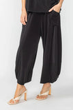 IC COLLECTION Pants - 7023P - BLACK