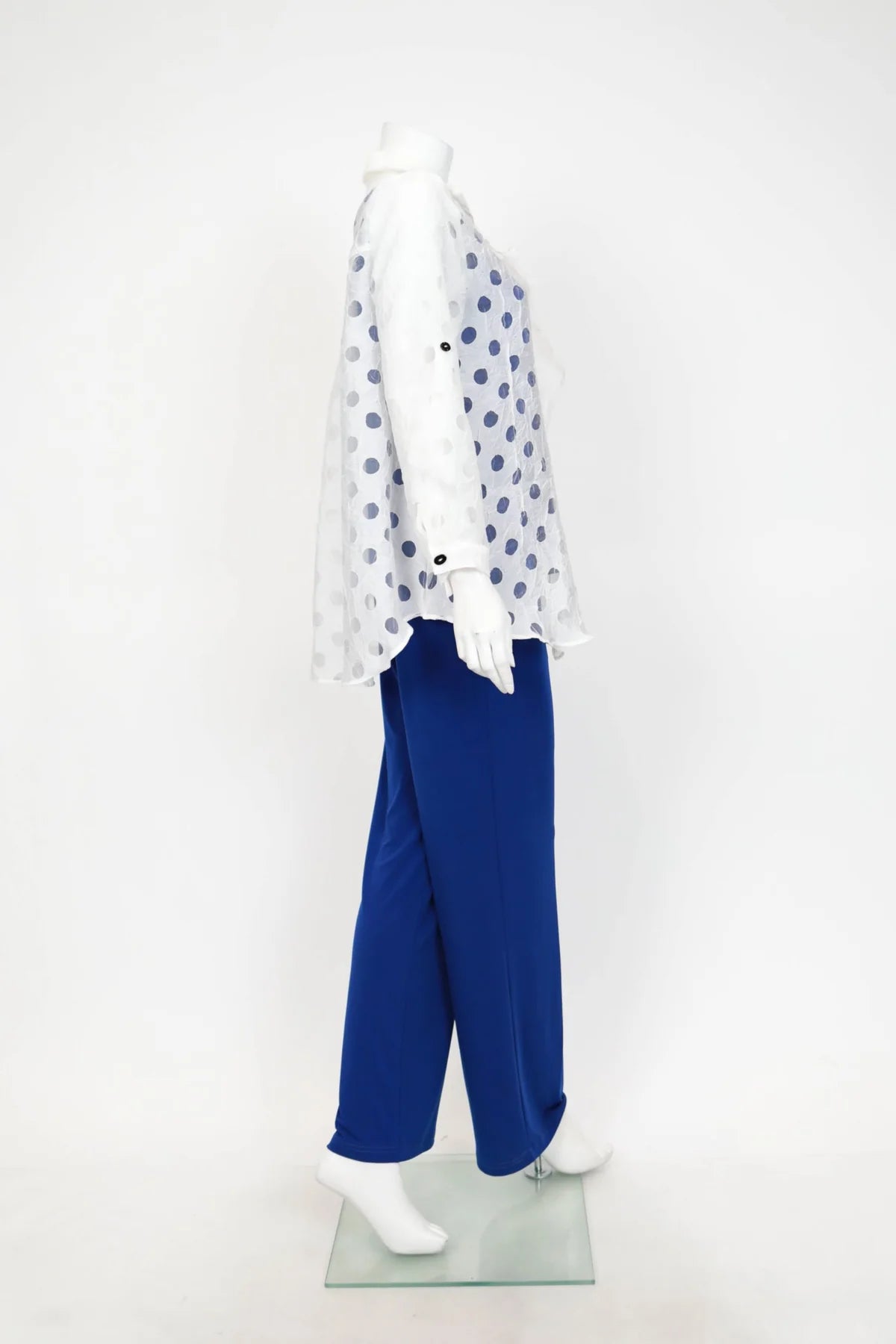 IC COLLECTION Blouse - 7024B - WHITE