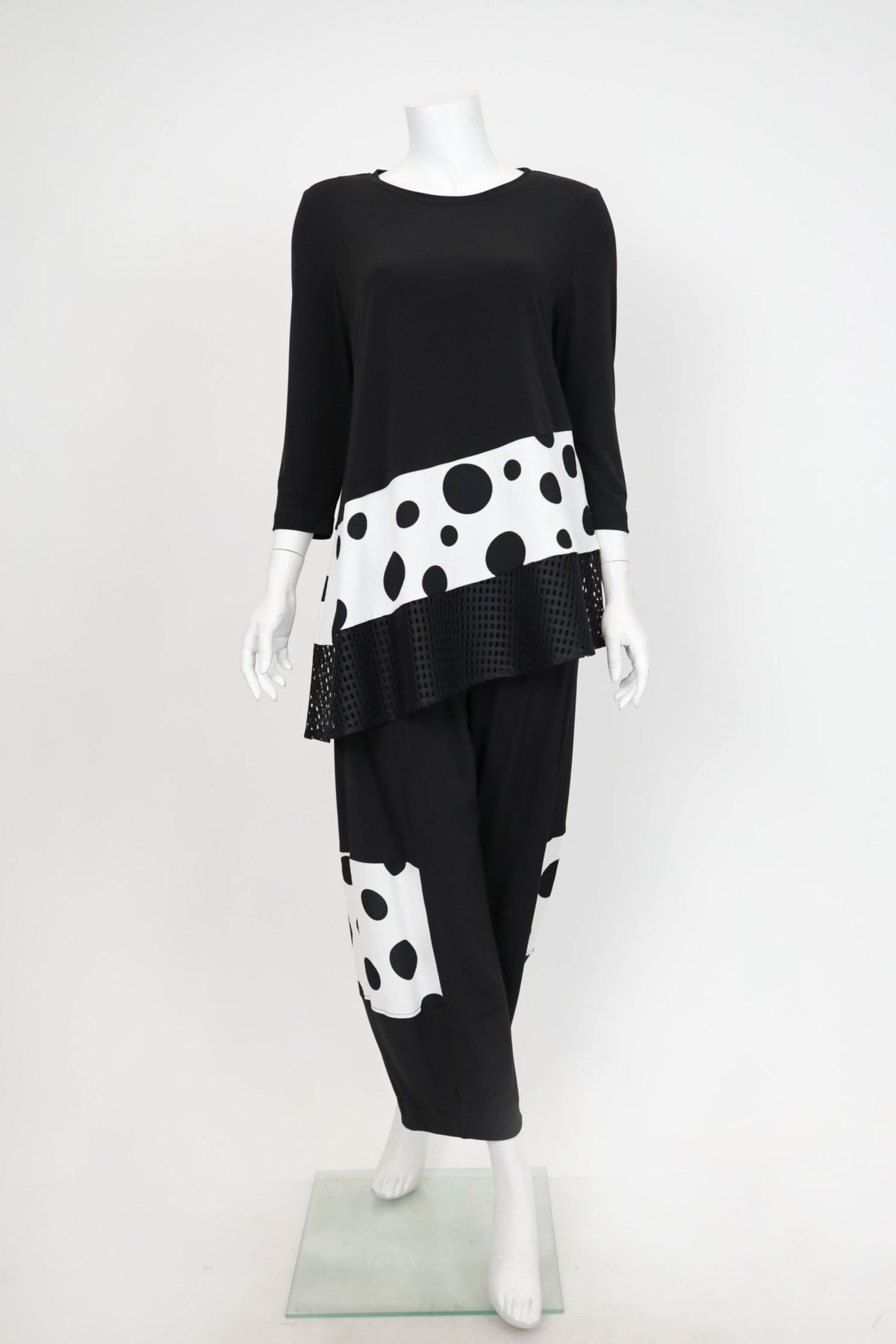 IC COLLECTION Top - 7025T - BLACK