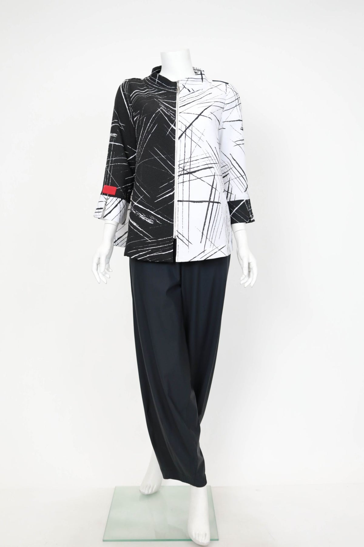 IC COLLECTION Jacket - 7034J - BLACK