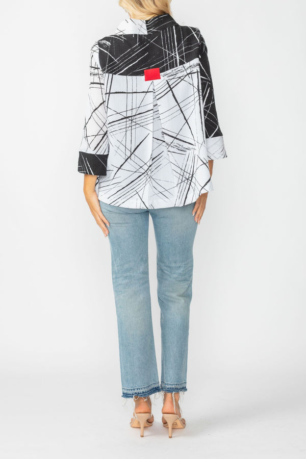 IC COLLECTION Jacket - 7034J - BLACK