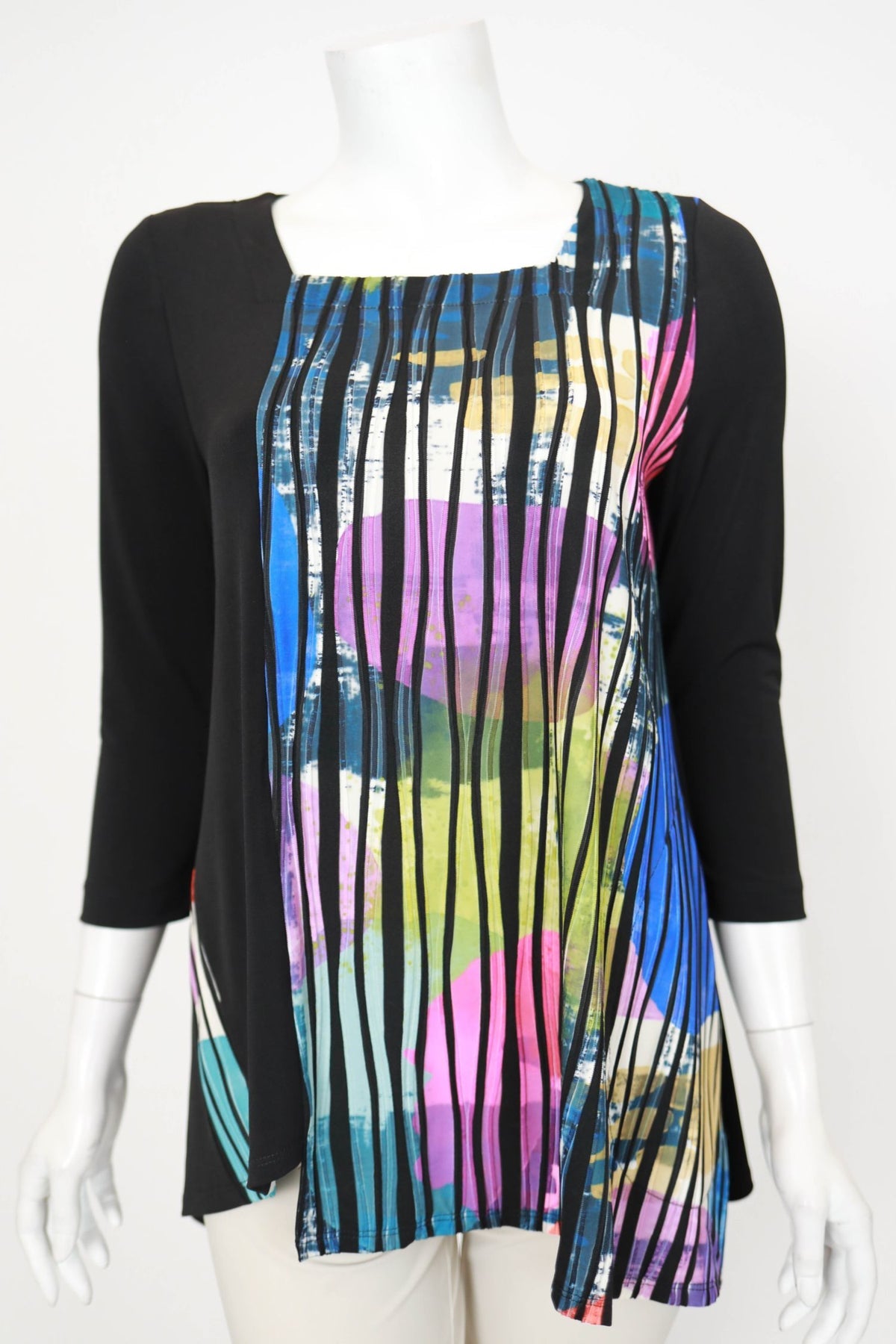 IC COLLECTION Top - 7058T - BLACK
