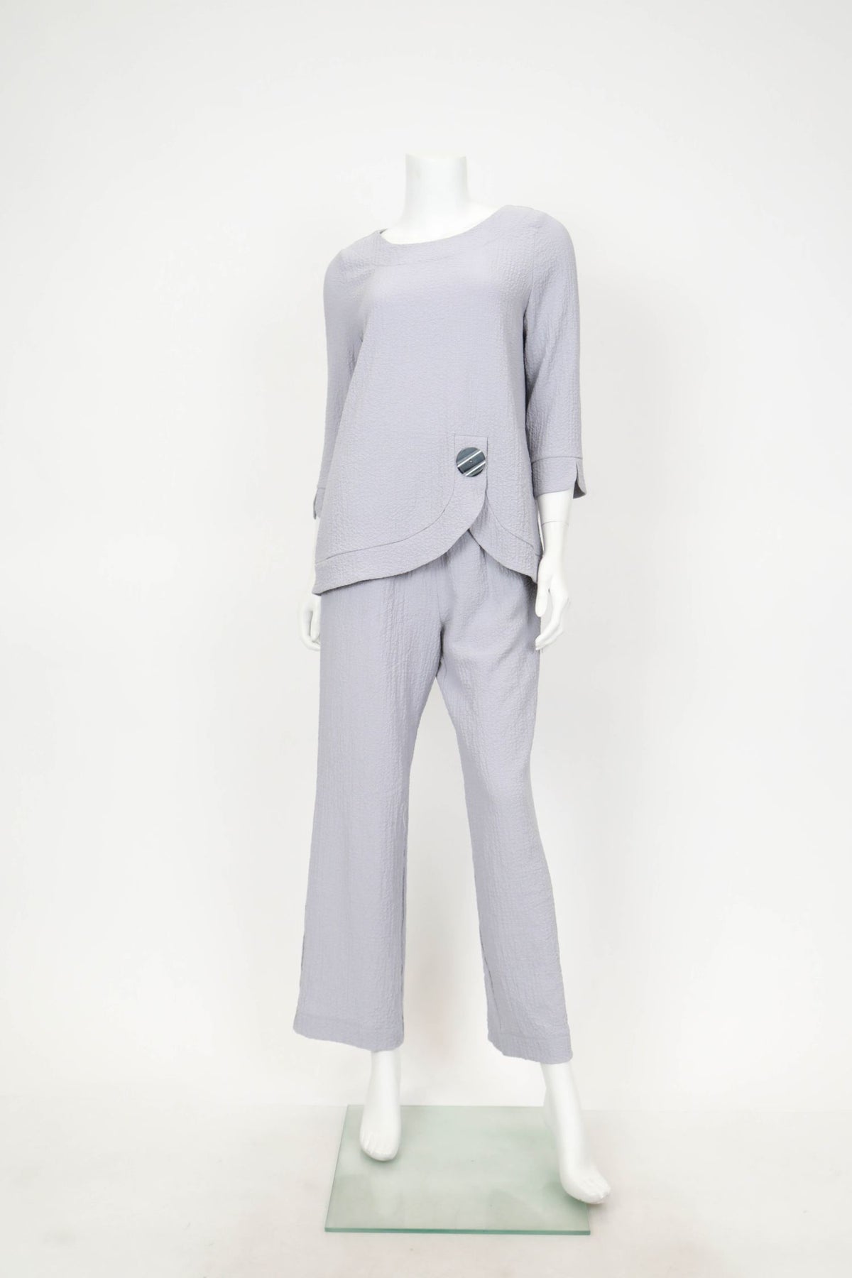 IC COLLECTION Top - 7067T - GRAY