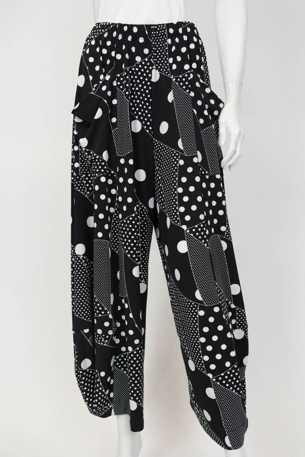 IC COLLECTION Pants - 7072P - BLACK