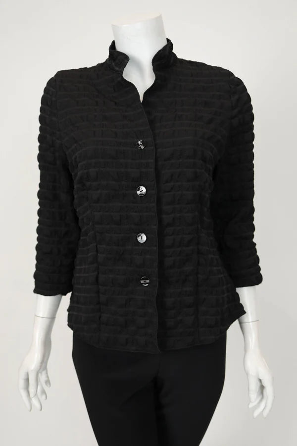 IC COLLECTION Jacket - 7073J - BLACK