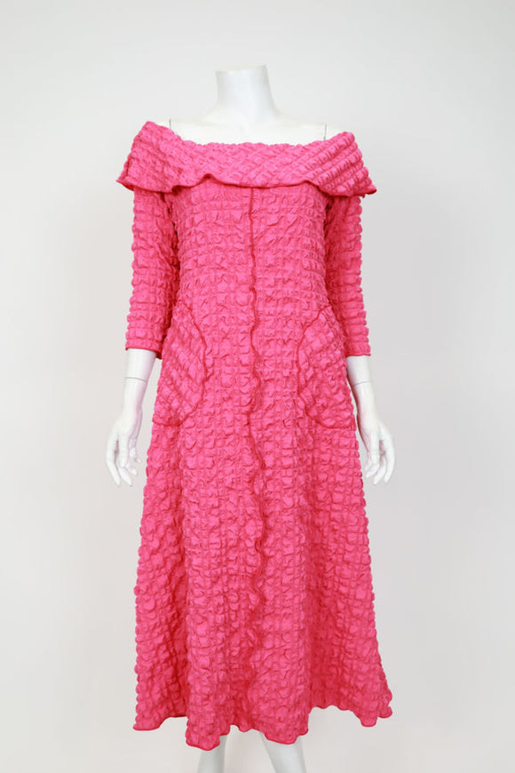 IC COLLECTION Dress - 7090D - FUCHSIA