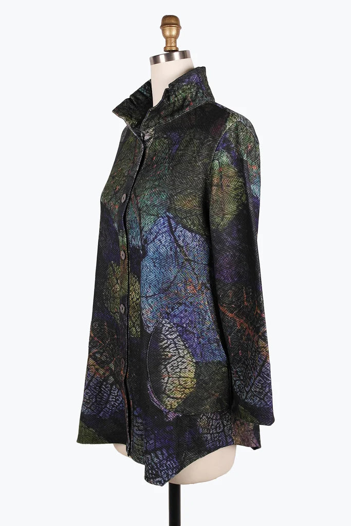 DAMEE Leaf Long Shacked JKT-7094-MULTI