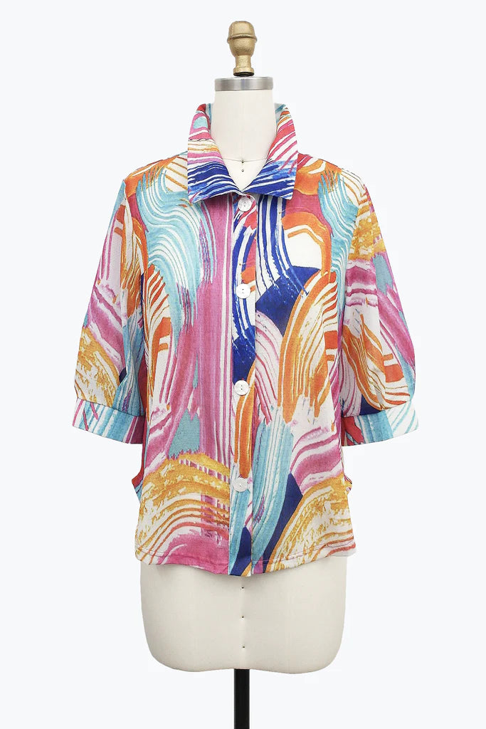 DAMEE SUMMER WAVE BLOUSE- 7106- MLT