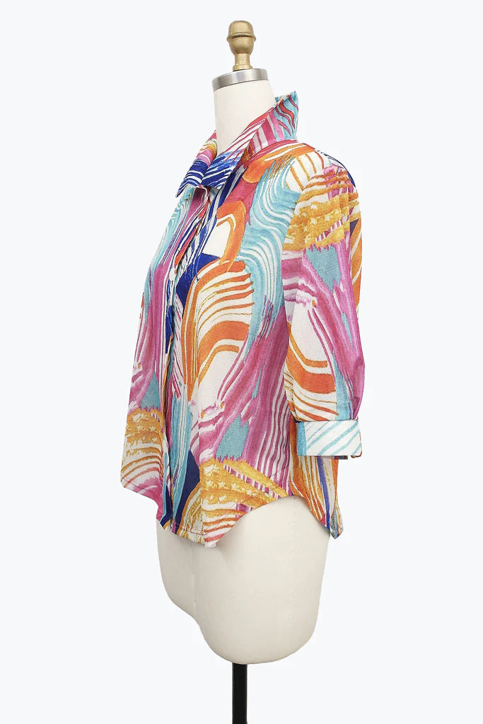 DAMEE SUMMER WAVE BLOUSE- 7106- MLT