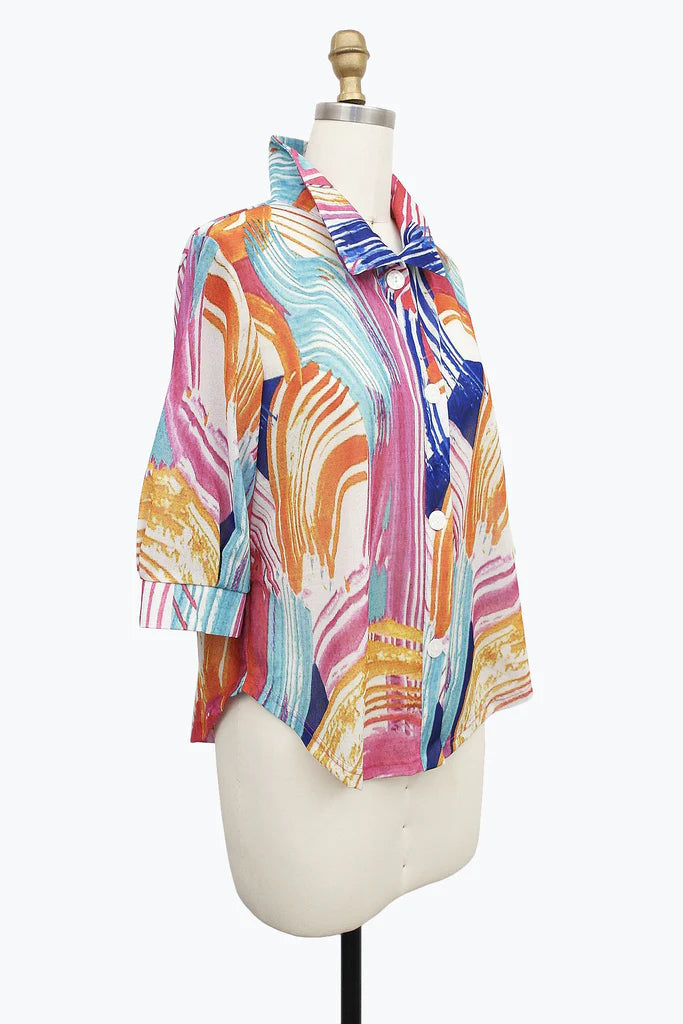 DAMEE SUMMER WAVE BLOUSE- 7106- MLT