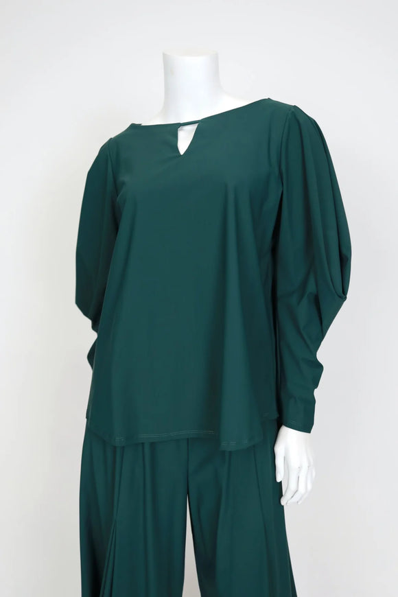 IC COLLECTION Top - 7115T - HUNTER GREEN