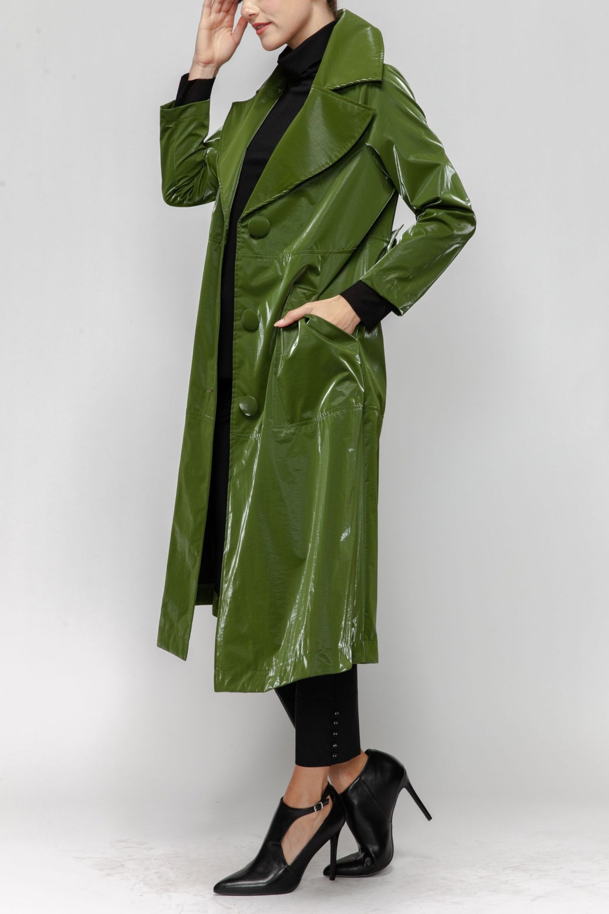 IC COLLECTION Jacket - 7120J - OLIVE