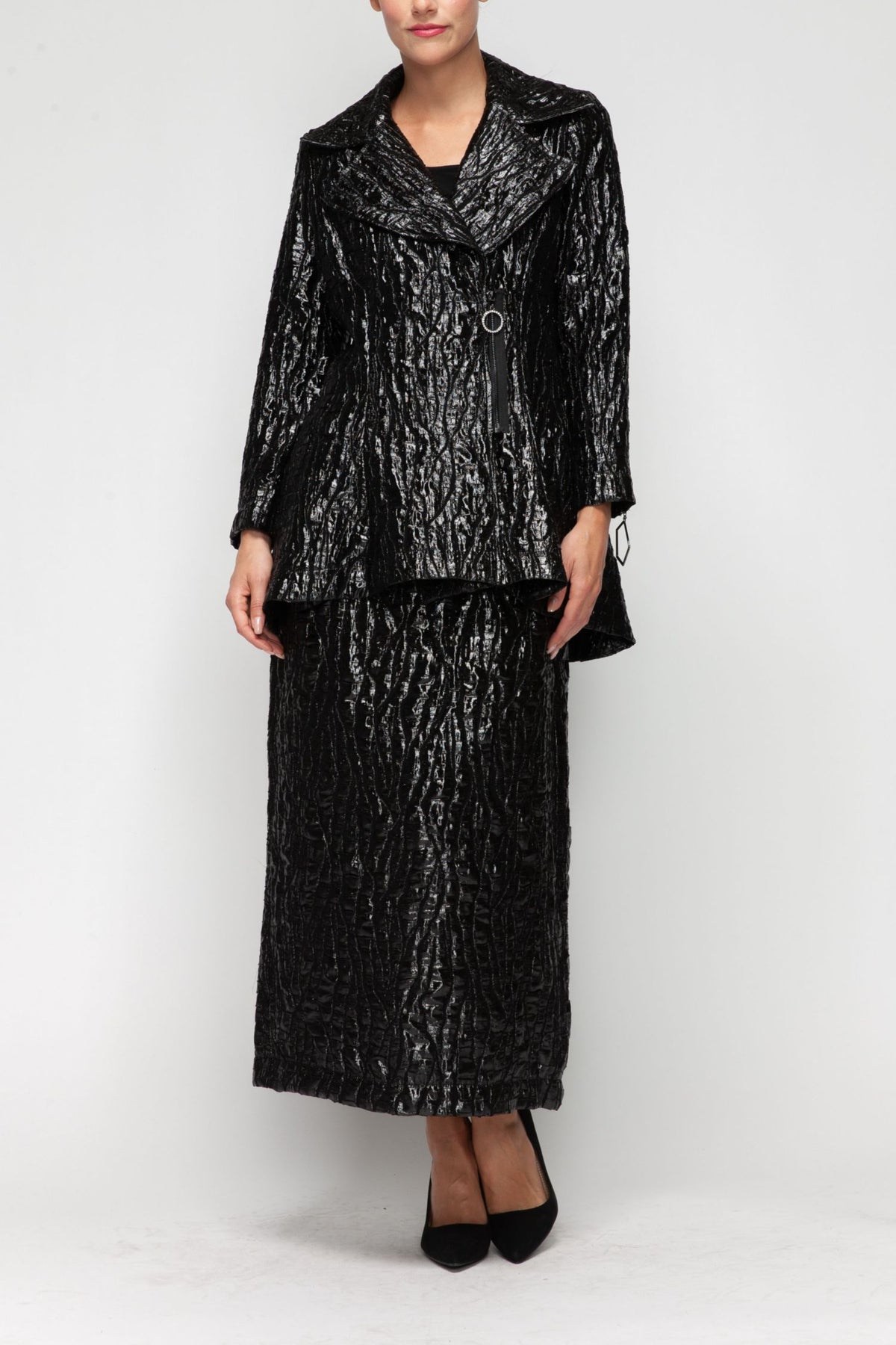IC COLLECTION Jacket - 7127J - BLACK