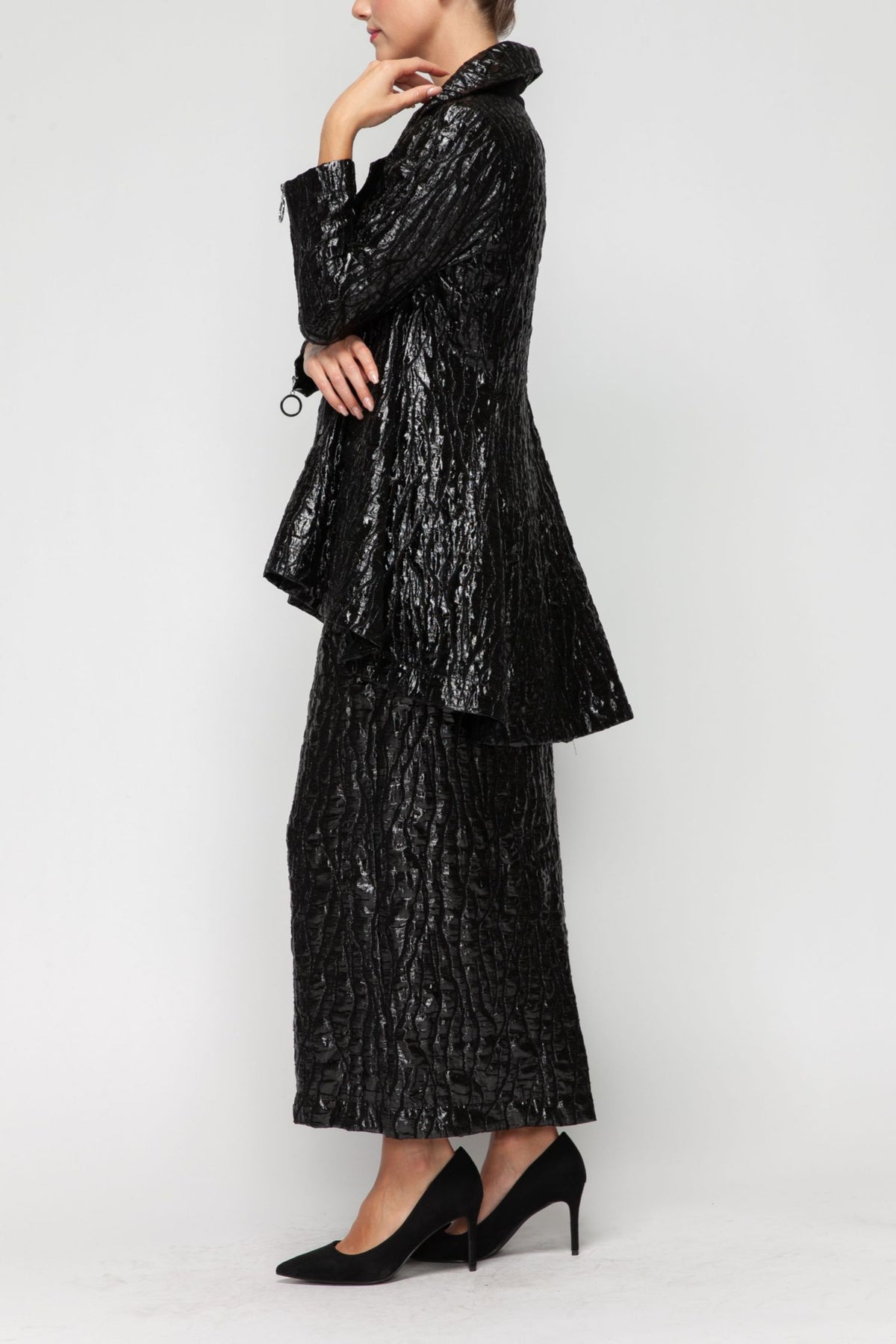 IC COLLECTION Jacket - 7127J - BLACK