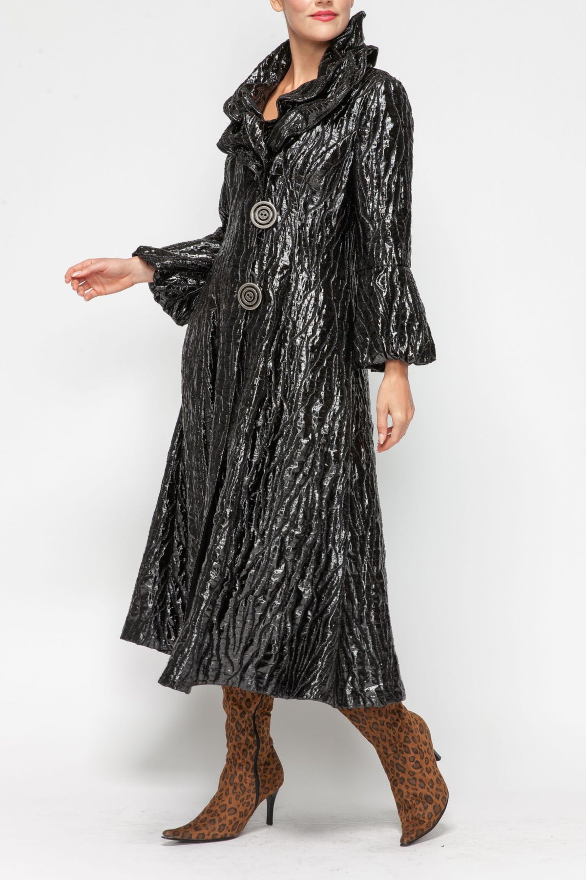 IC COLLECTION Jacket - 7128J - BLACK