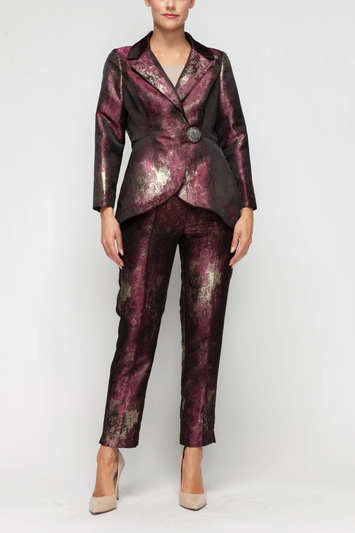 IC COLLECTION Jacket - 7131J - WINE