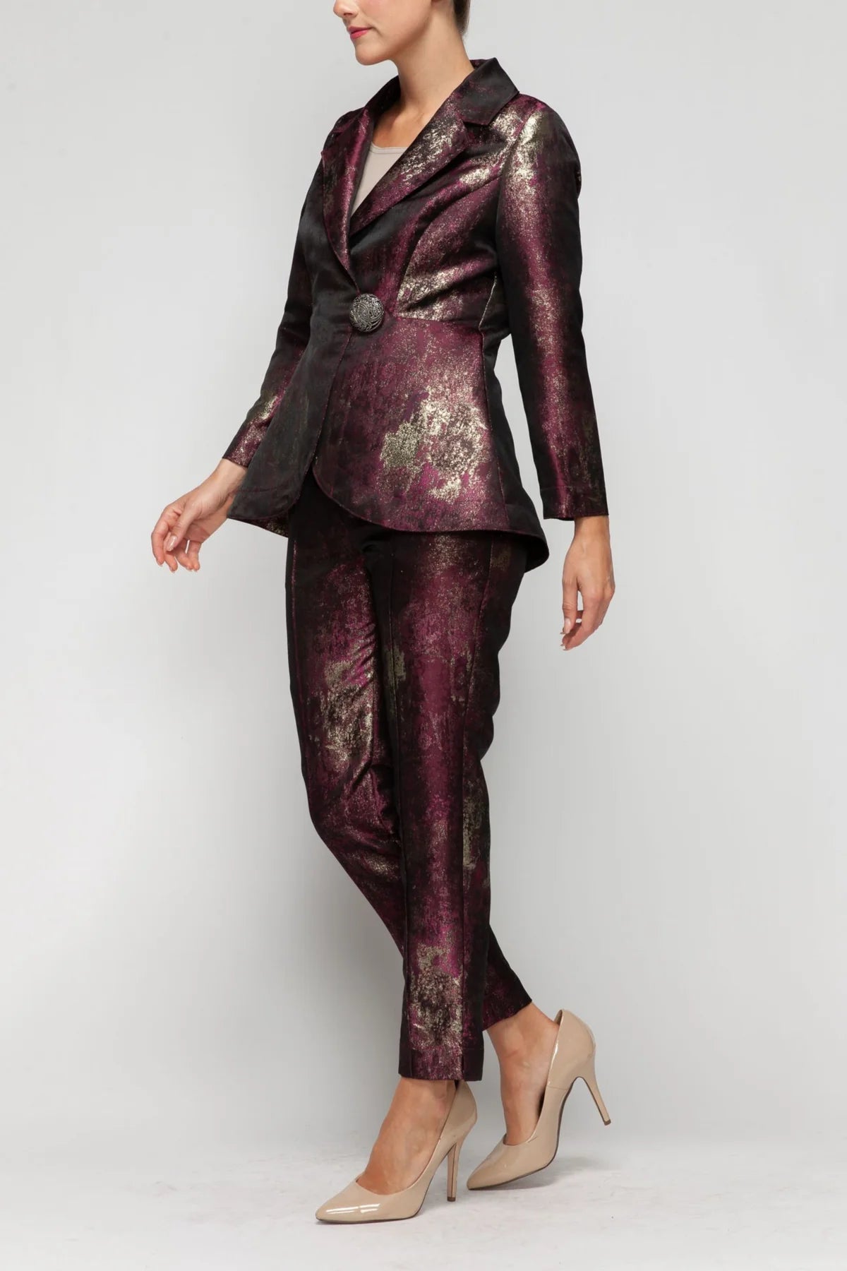 IC COLLECTION Jacket - 7131J - WINE